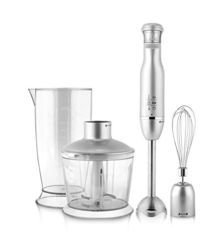 BMS Lifestyle 800W 4-in-1 Hand Blender, Powerful Immersion...