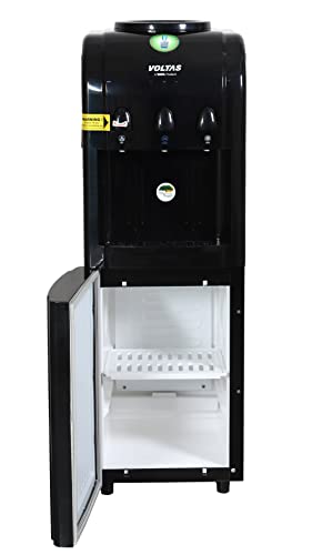 Voltas Plastic Pearl Water Dispenser (Standard Size, Black)