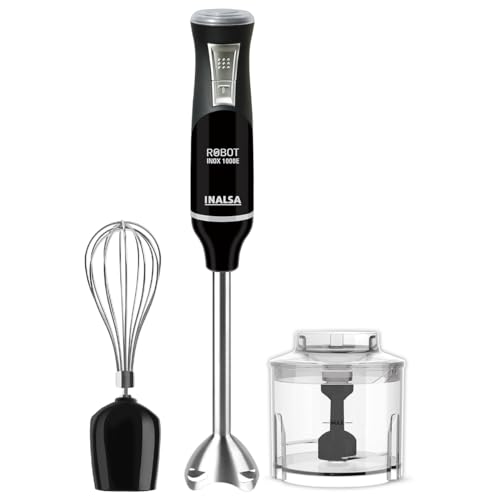 INALSA Hand Blender 1000 Watts With Chopper, Whisker|...