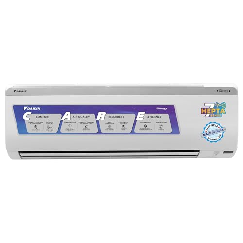 Daikin 1.5 Ton 3 Star Inverter Split AC (Copper, PM 2.5...