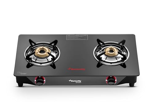 Butterfly Smart 2 Burner Glass Top Gas Stove | Manual...