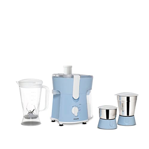 Philips Amaze HL7576/00 600-Watt Juicer Mixer Grinder with 3...