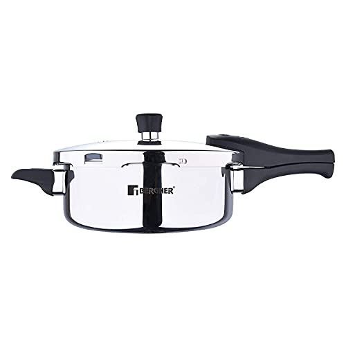 Bergner Argent Elements Triply 3.5 L Pressure Pan with...
