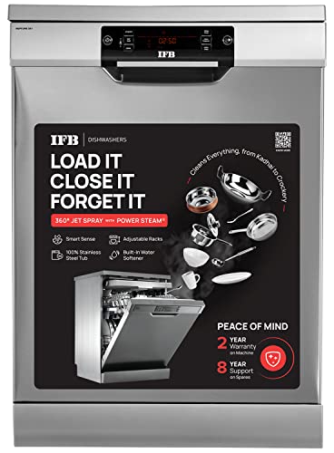 IFB Neptune SX1 Fully-automatic Front-loading Dishwasher (15...