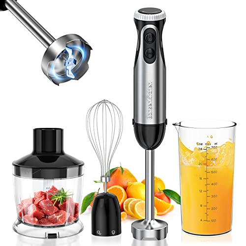 Bonsenkitchen 225W Turbo 9 Speed Immersion Hand Blender...