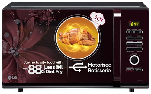 LG 32 L Convection Microwave Oven (MC3286BRUM, Black, 360°...