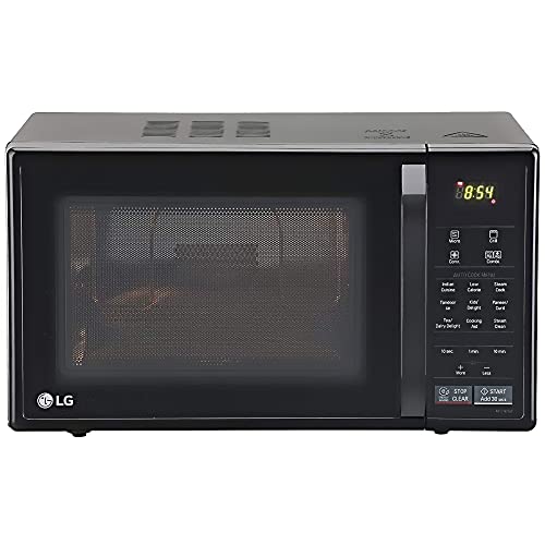 LG 21 L Convection Microwave Oven (MC2146BG, Glossy Black)