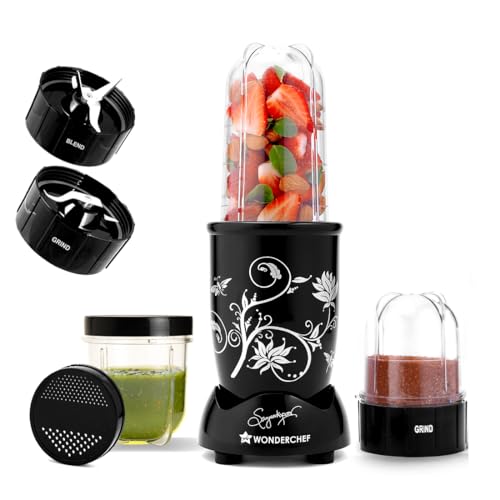 Wonderchef Nutri-blend 500W Mixer Grinder, 22000 RPM Motor,...