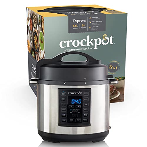 Crock-Pot Express Electric Pressure Cooker 12-in-1...