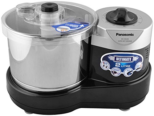 Panasonic Plastic Mk-Sw200Blk Wet Grinder, 2 L (Black)