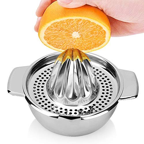 NOHUNT stainless steel manual citrus juicer hand cold press...